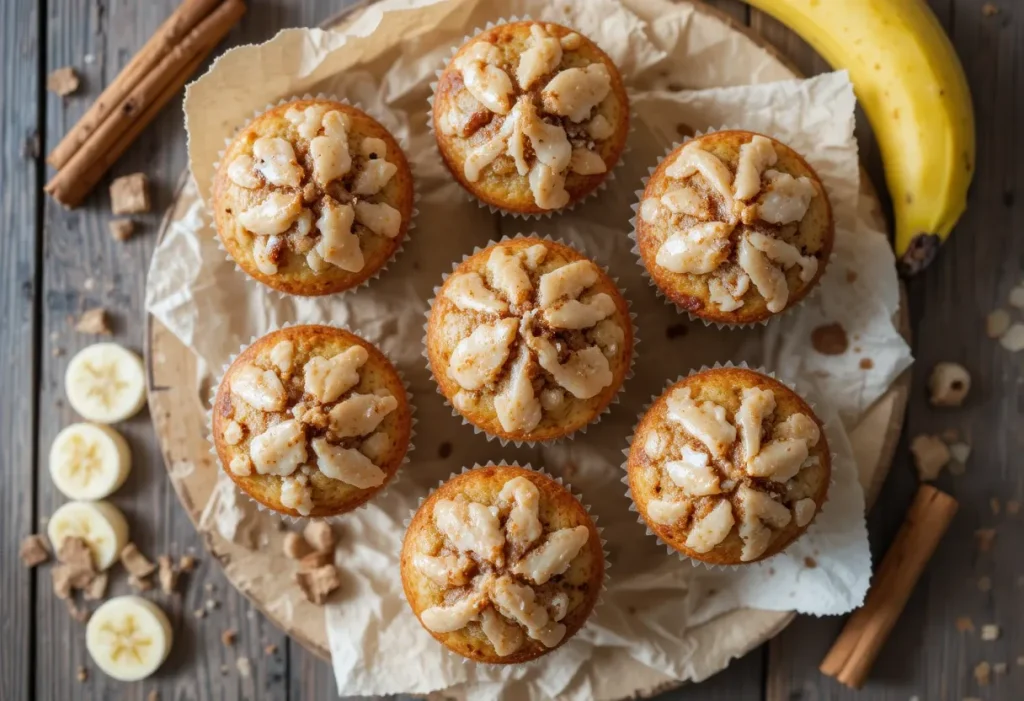Maple Cinnamon Banana Muffins – Soft, Sweet & Healthy